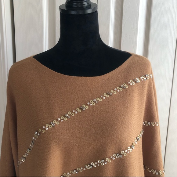 NWOT Tan and Pearl Sweater from Chico’s - Picture 2 of 10